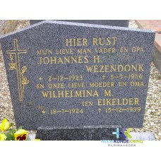 Grafstenen kerkhof Herwen Coll. HKR (24) J.H.Wezendonk & W.M. ten Eikelder
